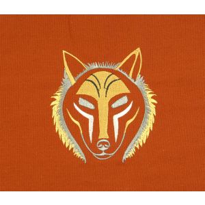 Rahmentrommel-Tasche CP orange Wolf, helle Augen - 44 cm kaufen München, Rahmentrommeltasche kaufen Bayern - Erding,  buy drum case for 16,5