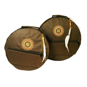 Rahmentrommel-Rucksack Deluxe braun mit goldenem Mandala, 54 cm kaufen München, Rahmentrommelrucksack kaufen BRD, buy backpack for 20,5