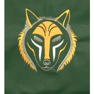 Rahmentrommel-Tasche Deluxe dunkelgrün Wolf, 54 cm kaufen München, Rahmentrommeltasche kaufen Erding, Schamanentrommel-Tasche kaufen Bayern, buy frame drum case for 20,5