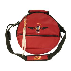 Rahmentrommel-Tasche Deluxe Adler rot, 63 cm kaufen München, Indianer-Trommel-Tasche kaufen BRD, Rahmentrommel-Tasche kaufen  Bayern, Schamanentrommel-Tasche kaufen München, buy drum case for 23,5