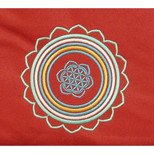 Rahmentrommel-Tasche Deluxe rot, türkises Mandala - 41 cm kaufen München, buy drum case for 15,3