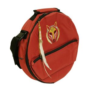 Rahmentrommel-Tasche Deluxe rot Wolf, 41 cm kaufen München, buy drum case for 15,3