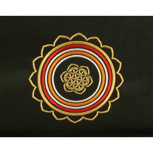Didge-Tasche Deluxe Mandala schwarz, 160 cm kaufen München, buy didge cover dark-green: length 63