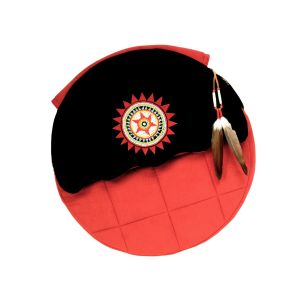 Rahmentrommel-Tasche NC Herbstfeuer, 38 cm kaufen München, Rundtrommel-Tasche kaufen Bayern, Schamanentrommel-Tasche kaufen Erding, sac de tambour de cadre, borsa di tambour, drum case for 14,2