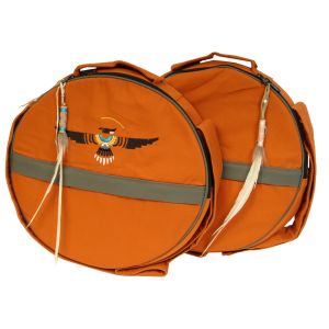 Rahmentrommel-Tasche CP orange Adler, 39 cm kaufen München, Rahmentrommeltasche kaufen Bayern, buy 15
